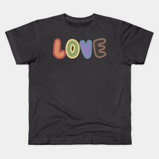 lgbt+ love Kids T-Shirt